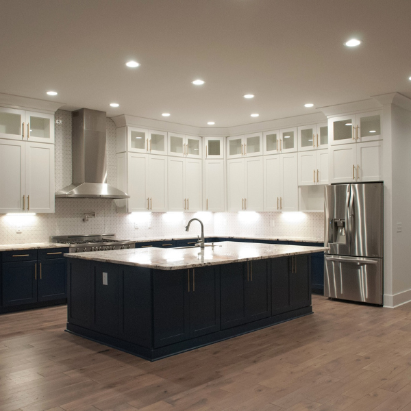 Large format tile flooring in Fayetteville NC dining area